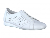 Chaussure mephisto Marche modele belisa perf cuir blanc